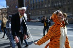 >17 апреля в Санкт-Петербурге состоялась акция «ЗА цирк БЕЗ животных» в рамках Международного Дня цирка и Всероссийской кампании за запрет использования животных в цирках (ФОТО) | (ВИДЕО)