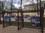 выставка «#ВишневыйСад: Первый экологический киноальманах» на Страстном бульваре в Москве